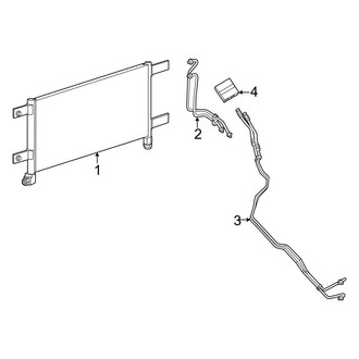 Ram OE - Cooling - Trans Oil Cooler Lines (Big Horn / Laramie / Laramie Longhorn / Limited / Lone Star / Power Wagon / Tradesman 6.4L)