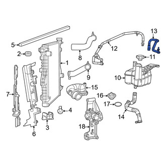 Ram OE - Engine Coolant Overflow Hose