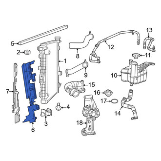 Ram OE - Right Radiator Air Seal