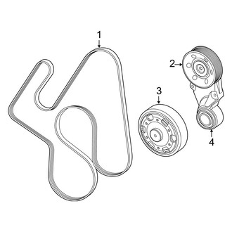 Ram OE - Cooling - Belts & Pulleys (Big Horn / Laramie / Laramie Longhorn / Limited / Lone Star / Tradesman 6.7L)