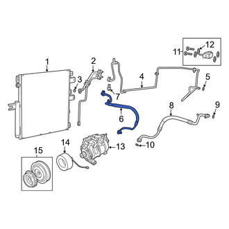 Ram OE - A/C Refrigerant Discharge Hose