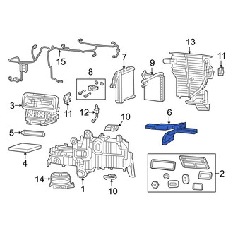 Ram OE - Front Center Instrument Panel Air Duct