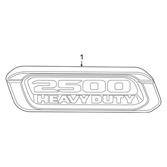 Ram OE - Hood - Exterior Trim