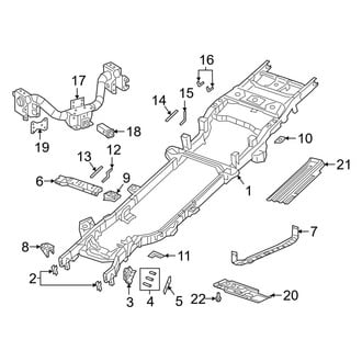 Ram OE - Frame & Components (Frame & Crossmembers), (Regular Cab)