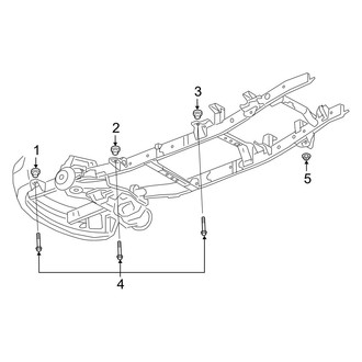 Ram OE - Frame & Components (Body Mounting), (Regular Cab)