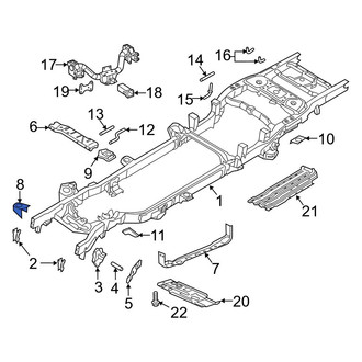 Ram OE - Front Left Shock Mount Bracket