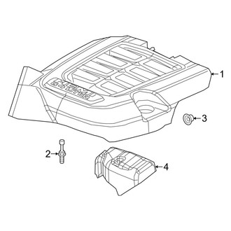 Ram OE - Engine Appearance Cover (6.4L)