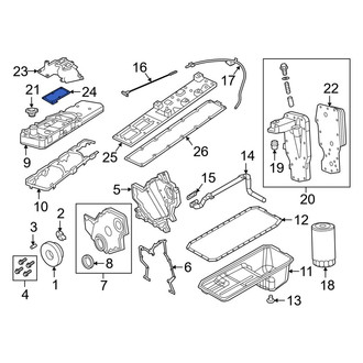 Ram OE - Upper Engine Intake Manifold Gasket