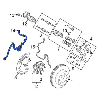 Ram OE - Front Right Brake Hydraulic Hose