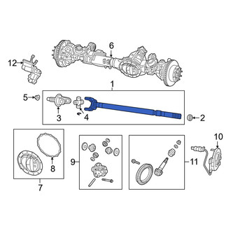Ram OE - Front Right Inner Drive Axle Shaft