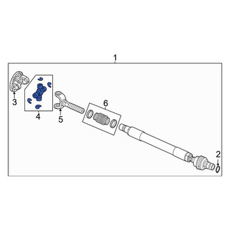 Ram OE - Front Forward Universal Joint