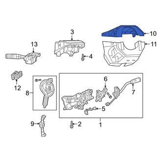 Ram OE - Upper Steering Column Cover