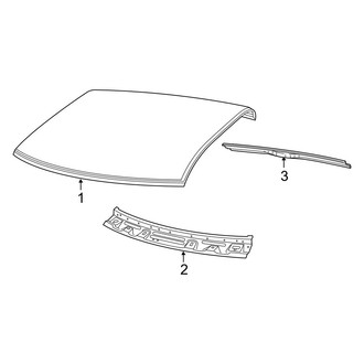 Ram OE - Cab - Roof & Components (Regular Cab), (Big Horn / Lone Star / Tradesman Regular Cab)