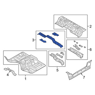 Ram OE - Floor Pan Crossmember
