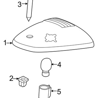 Ram OE - Cab - Roof Lamps (Big Horn / Laramie / Laramie Longhorn / Limited / Lone Star / Power Wagon / Tradesman Crew Cab)