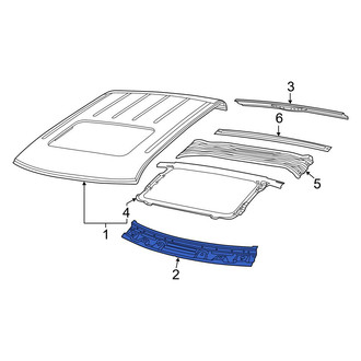 Ram OE - Front Roof Header Panel