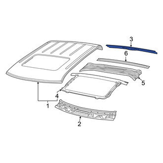 Ram OE - Rear Roof Header Panel