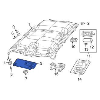 Ram OE - Right Sun Visor