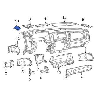 Ram OE - Left Lower Speaker Cover