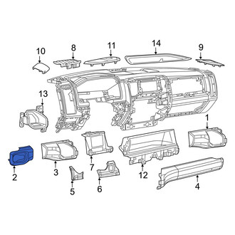 Ram OE - Left Lower Instrument Panel Trim Panel