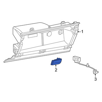 Ram OE - Front Glove Box Latch