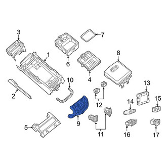 Ram OE - Rear Console Panel