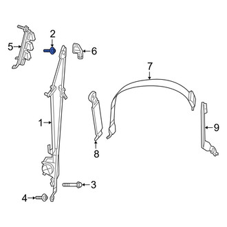 Ram OE - Upper Seat Belt Lap and Shoulder Belt Bolt