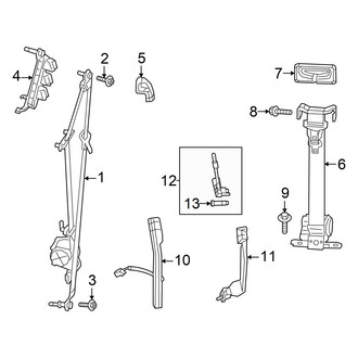 Ram OE - Restraint Systems - Front Seat Belts (Regular Cab), (Regular Cab)