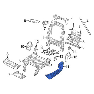 Ram OE - Front Left Inner Seat Trim Panel