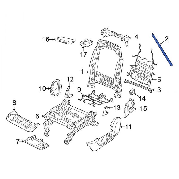 Seat Back Frame Bracket