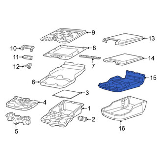 Ram OE - Front Lower Center Seat Cushion Foam