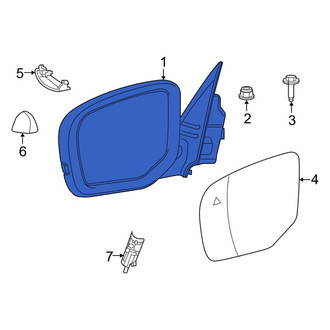Ram OE - Front Left Door Mirror
