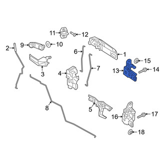 Ram OE - Front Right Upper Door Hinge