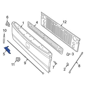 Ram OE - Rear Outer Tailgate Handle