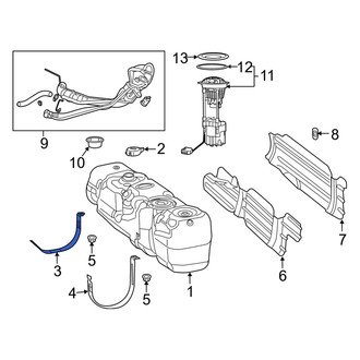 Ram OE - Front Fuel Tank Strap