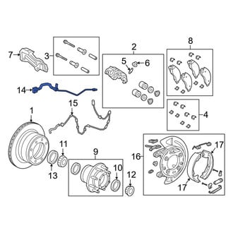 Ram OE - Rear Center Brake Hydraulic Hose