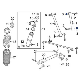 Ram OE - Upper Suspension Control Arm Nut