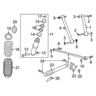 Ram OE - Upper Suspension Control Arm Nut