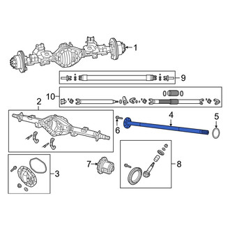 Ram OE - Rear Drive Axle Shaft