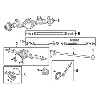 Ram OE - Rear Suspension - Axle & Differential
