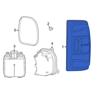 Ram OE - Rear Left Tail Light Assembly