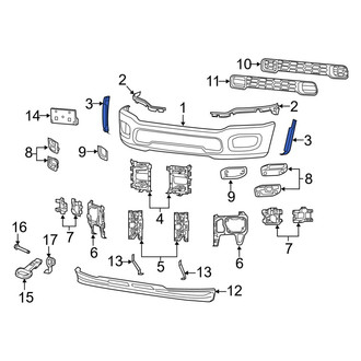 Ram OE - Bumper Face Bar Brace