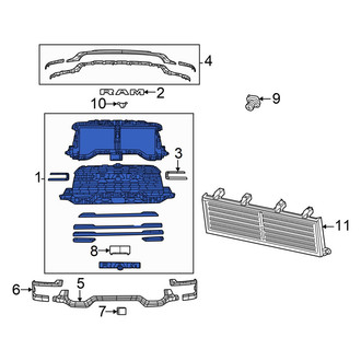 Ram OE - Front Upper Grille