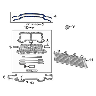 Ram OE - Front Lower Grille Molding