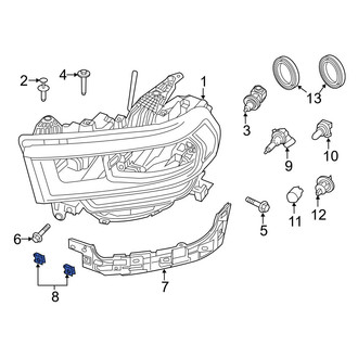 Ram OE - Headlight Mounting Nut