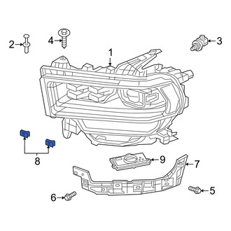 Ram OE - Headlight Mounting Nut