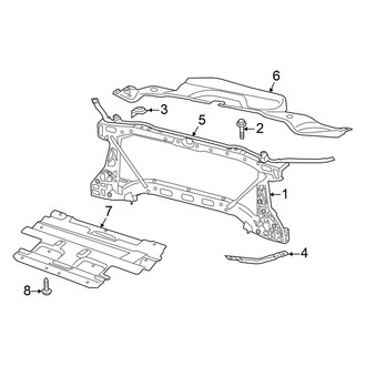 Ram OE - Radiator Support (Regular Cab / Crew Cab / Mega Cab)