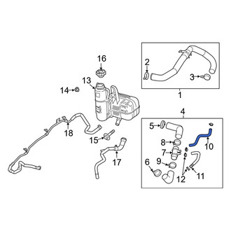 Ram OE - Engine Coolant Overflow Hose