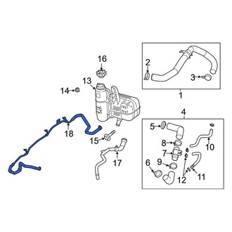 Ram OE - Engine Coolant Overflow Hose