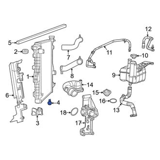 Ram OE - Radiator Drain Plug